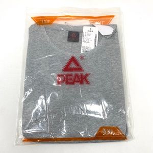 PEAK Grey Gray Short Sleeve T-Shirt